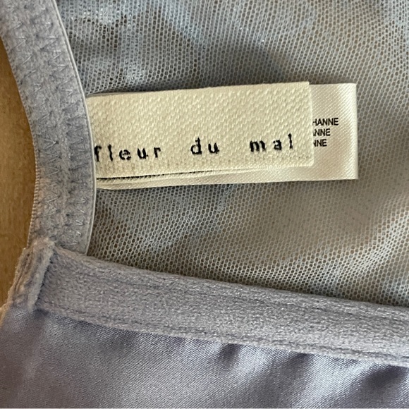 Fleur du mal ladies lace bustier top size 32DD - Picture 6 of 7